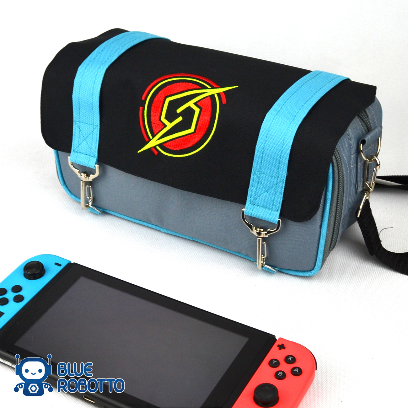 Metroid – Nintendo Switch and accessories bag – Blue Robotto