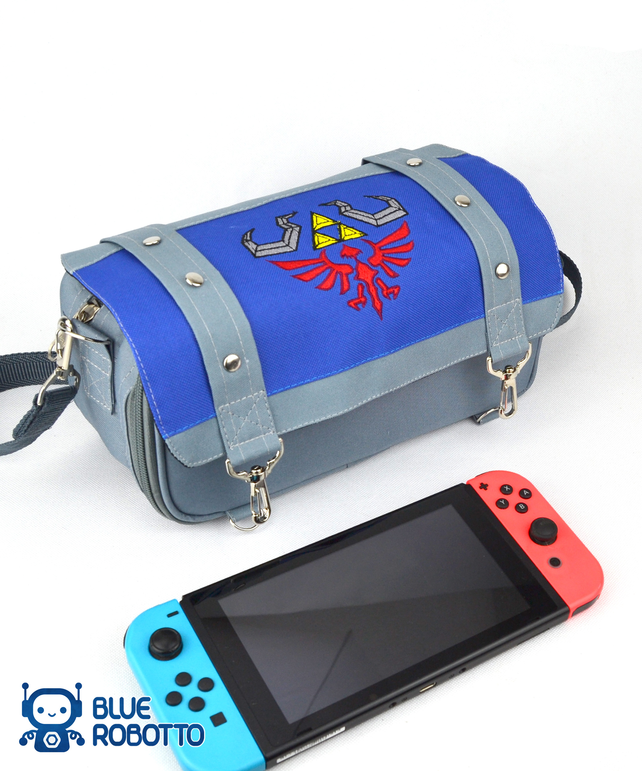 Hero Tunic – Nintendo Switch and accessories bag – Blue Robotto